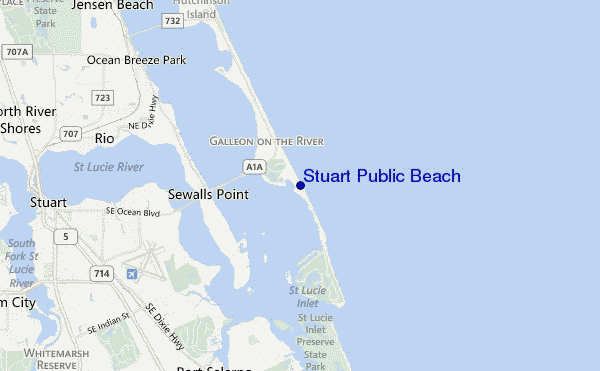 Stuart Public Beach Surf Forecast And Surf Reports Florida South Usa
