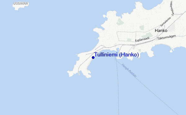 Tulliniemi (Hanko) Surf Forecast and Surf Report