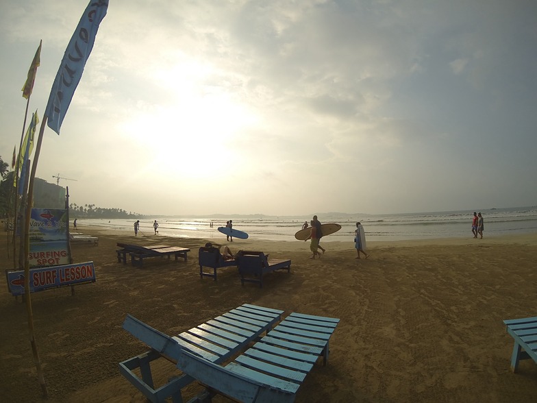 Weligama surf break