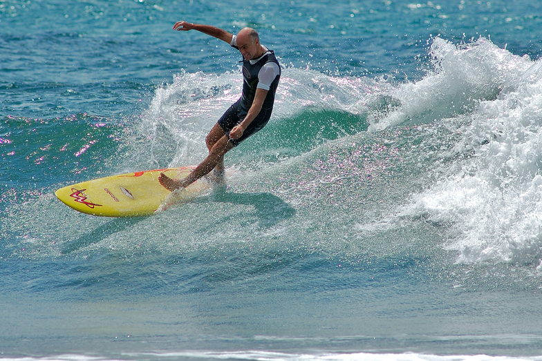 Saltwater surf break