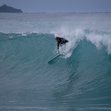 Surfing at Kahutara