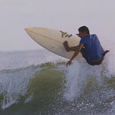 Young but experienced surfers., Bagasbas Beach