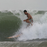 Young but experienced surfers., Bagasbas Beach