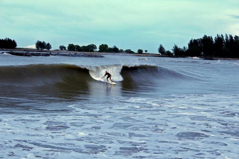 Tungku Beach or KM26 surf break